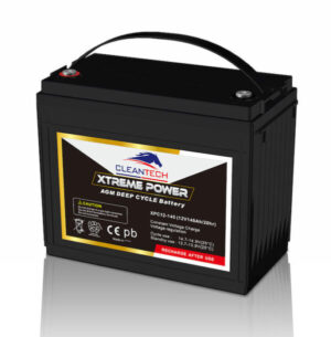 Battery Deep Cycle AGM 12 Volts, 145 Ah (Maintenance Free) – Made in China