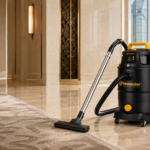 Canister Vacuum at Dubai Hotel Floor Transition